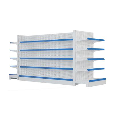 China Corrosion Protection Supermarket Display Stand Supermarket Standard Steel Rack for sale