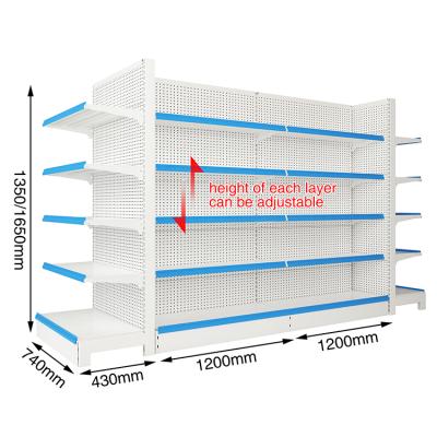 China High Corrosion Protection Capacity Advertising Promotion Display Supermarket Shelf for sale