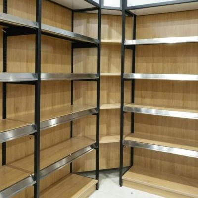 China 1) Supermarket 2)Wholesale Good Quality Supermarket Design Store Shelves Retail Steel and Store Wooden Rack for sale