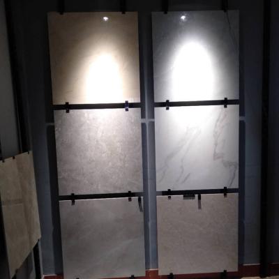 China Heavy Duty Steel Tube Tile Showroom Tiles Show Racks Tile Rack Display For Ceramic Granite Flooring for sale