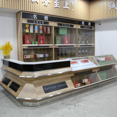 China Modern Stylish Table Counter Cashier Checkout Counter For Supermarket for sale