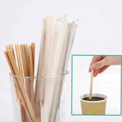 China China Sustainable Biodegradable Logo Disposable Wooden Coffee Stirrers for sale