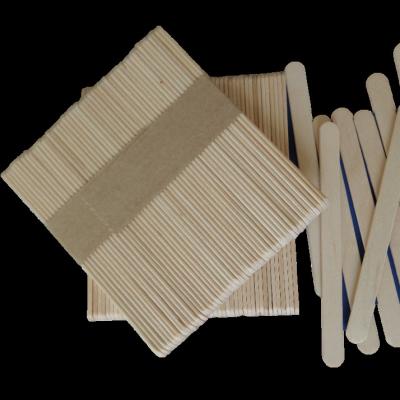 China 2019 Sustainable Bulk New Round Branded Birch Wooden Popsicle Ice Cream Sticks for sale