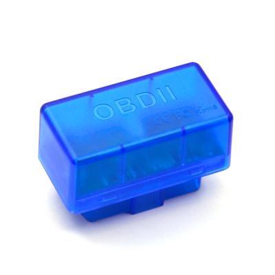 China Repair Vehicle New Mini ELM327 Bluetooth V2.1 OBD2 Tool Super Blue Transparent Car Diagnostic Tool For Android/Symbian For OBDII Protocol for sale