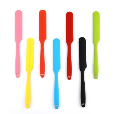 China Viable Kitchen Baking Tools Integrated Silicone Butter Spatula Cake Cream Baking Spatula for sale