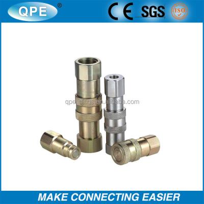 China Carbon Steel Flat Product Hydraulic Face Quick Couplings for sale