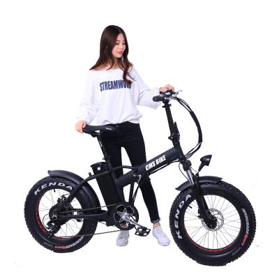 China 36V Aluminum Alloy Rear Fat Tire Foldable Portable Electric Bike 20