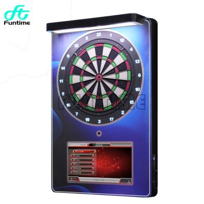 China Coin Operated Darts Machine With Smart Online Match Darts Mini Plus Dart Game Machine For Game Center 85cm*18cm*96cm for sale