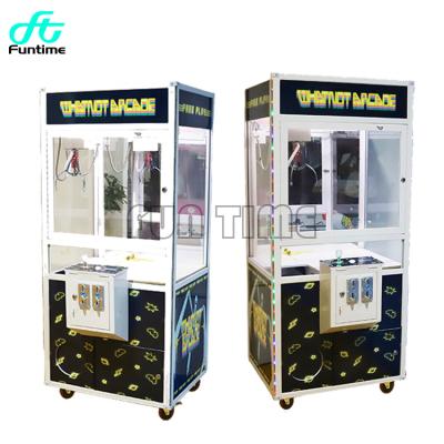 China Wholesale Custom Coin Operated Toy Vending Arcade Claw Crane Machine Cheap Bill Operation Doll Claw Machine With Bill Acceptor W82xD85xH1880mm for sale