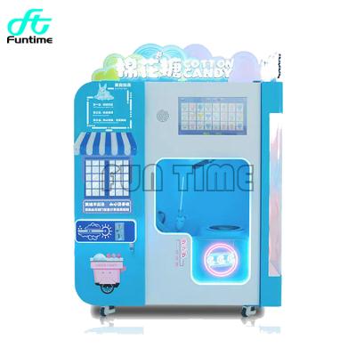 China China Factory Custom Candy Sweet Latest Floss Flower Automatic Cotton Candy Vending Machine vending machines for retail items L135*W68*H212 CM for sale