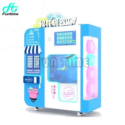 China Coin Operated Vending Machine Cotton Candy  Machines For Sale L135*W68*H212 CM for sale