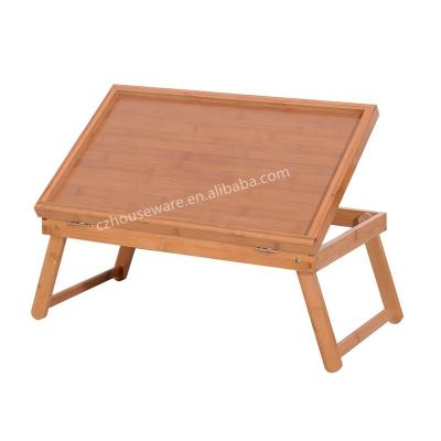 China Wholesale Price Collapsible Magnetic Bamboo Bed Foldable Tray for Breakfast for sale