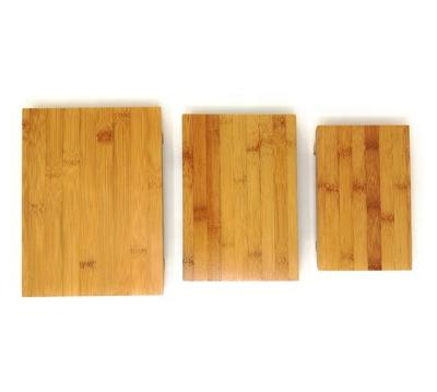 China Sustainable Japanese Style Three Pieces Set Cutting Board Bamboo Sushi Sushi Serving Plate for sale