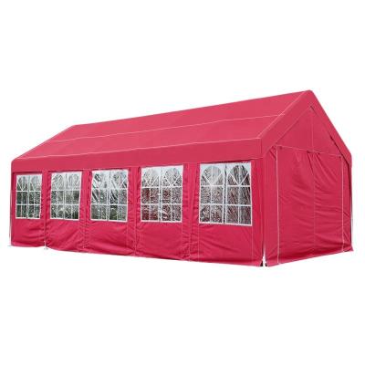 China Folded Car Cover Outdoor Sun Proof Rainproof Parking Laid Sunshade Single Detachable Mobile Garage Customized By Manufacturers for sale