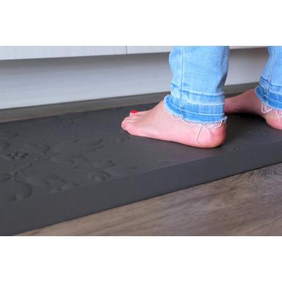 China Stain Resistant Custom Colors And Logos Cushioned Backing Of Anti-Fatigue Anti-Fatigue Standing Office Mats Premium Kitchen Mat for sale