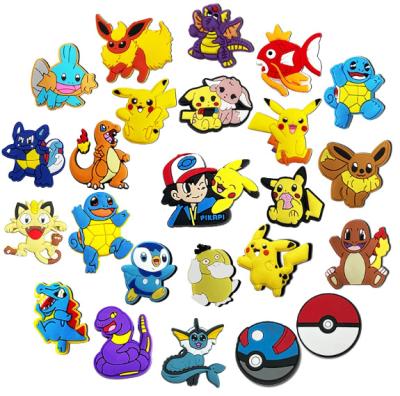 China Clog Charm 2023 Custom Cartoon character crocs charms anime custom charms for crocs shoes kids gift shoe lace decorations for sale