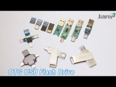 Type C OTG USB Flash Drive Pen 64GB 256GB 120mb/S 3 In 1 Grade A