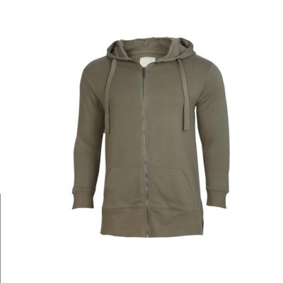 China Professional Custom Windproof High Quality Fashion Leisure Zipper-Up Hoodie for sale