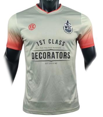 China Shirts & High End Custom Digital Printing Tops Set Soccer Tracksuit Comfortable Breathable Men for sale