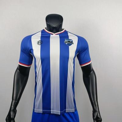 China Shirts & High End Custom Made Comfortable Breathable Uniform Soccer Jersey Top And Team Soccer Jersey for sale