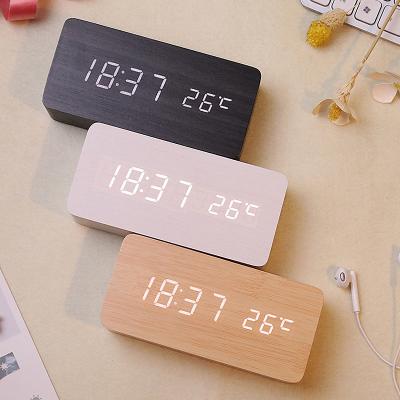 China Smart Mini FM Portable Clock Radio With LED Light Bluetooth Speaker for sale