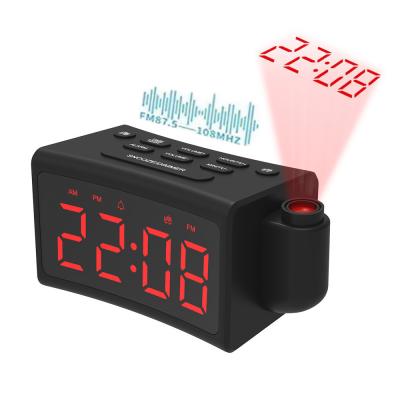 China Radio-reloj elegante de Digitaces FM con la antena telescópica portuaria de USB en venta