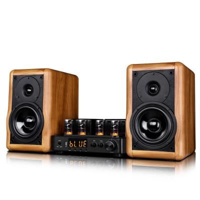 China 5 Inch Medium Bass Hi Fi Bookshelf Speakers For Indoor Home for sale