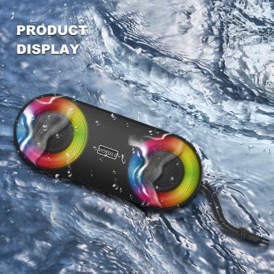 China DC 5 Volt IPX7 Waterproof Bluetooth Floating Speaker Black 10m Transmission for sale