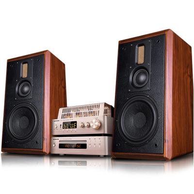 China Customized 8 Inch Bookshelf Passive Speakers 3 Way Multifunctional for sale