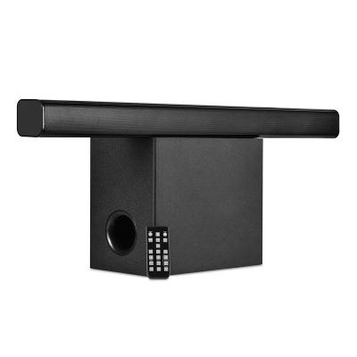 China Immersive Wireless Bluetooth 5.1 Soundbar with 2.1 Channel Subwoofer and 120W Output for sale