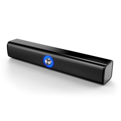 China Gevoelige houten Bluetooth soundbar met 1133-857 geminaat transistors en krachtige subwoofer Te koop