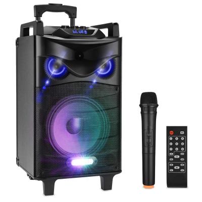 China Portable 10 Inch Plastic Trolley Speaker with Battery and AUX/Audio Line Connectivity for sale