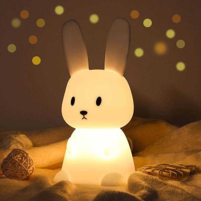 China 12000-Hour Touch Control Silicone Night Light with Rechargeable Power for sale