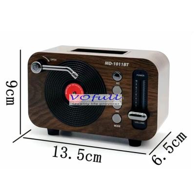 China 3 band FM/MW/SW radio met USB/TF slot ingebouwd in luidspreker oplaadbare batterij Te koop