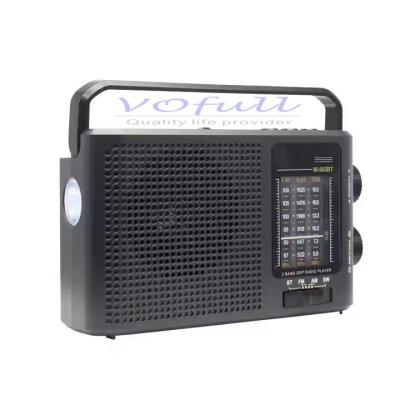 China FM/MW/SW 3 Band Portable Radio Player with Built-In Speaker and Coffee/Wooden Design for sale