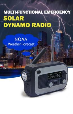 China LED Flashlight and NOAA Weather Alerts Essential Features of Emergency Radio for sale