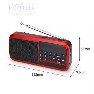 China Best AM FM Portable Pocket Radio , Built-In Speaker Bluetooth Mp3 Player With FM Radio for sale