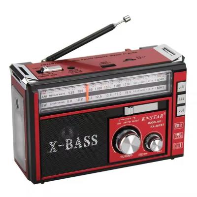 China Powerful Rechargeable Battery Pack Portable Radio Player with AM/FM Band and FM/MW/SW 3 Band for sale