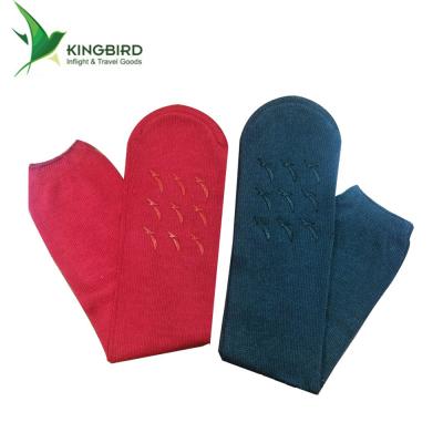 China Wholesale Anti-Slip Cheap Travel Socks Disposable Anti-Slip Tube Socks Long Sleep Sock for sale