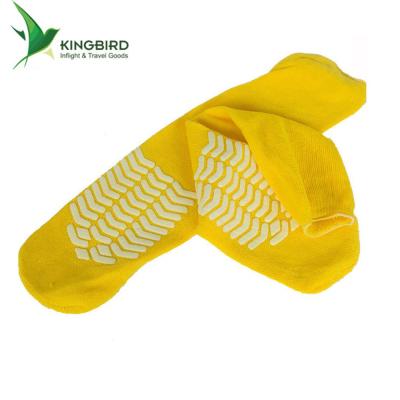 China Wholesale Cheap In-flight Disposable Tube Socks Tube Sleep Slipper Anti-skid Sock Anti-skid Socks for sale