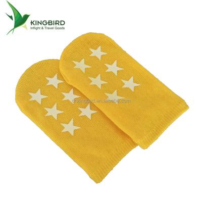 China Dispenging Regular Wholesale Custom Made Child Travel Socks Kids Tube Slipper Anti-Skid Socks for sale