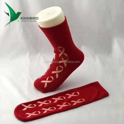 China Anti-slip comfortable anti-slip socks with sole rubber bottom socks for hospital for sale