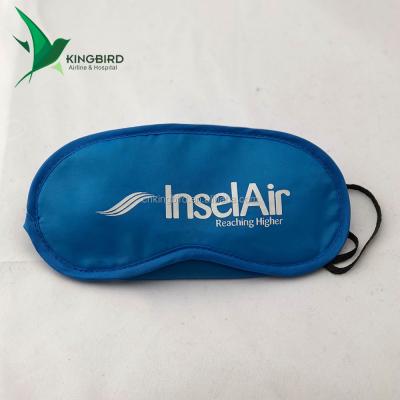 China Dark Circles Aircraft Polyester Disposable Eye Mask With Printing for sale