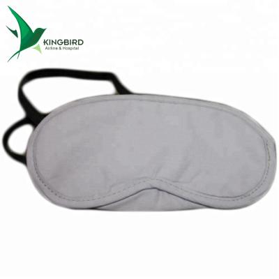 China Dark Disposable Circles Cotton Cloth Airline Travel Sleep Eye Patch for sale