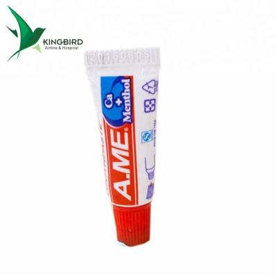 China One Time Used 3g Disposable Toothpaste Antibacterial Cheap For Hotel / Airline / Home for sale