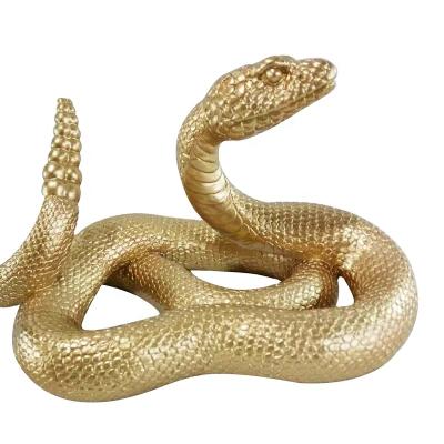 China American style resin creepy snake figurine customized ware statue sculpture ornament head office decoration for sale