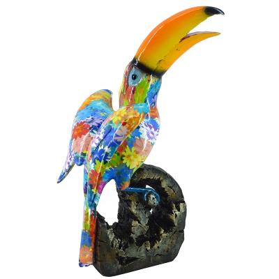 China Hot Custom China 3D Bird Animal Opens Decor For Living Room Decoration Gifts Customize Home Ware Resin Opens Accessories for sale