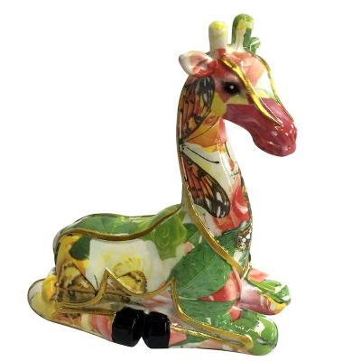 China Animal Statue Craft Travel Souvenir Bull World Cute Rabbit Goat Turtle Home Decor Resin Giraffe Figure Model Souvenir for sale