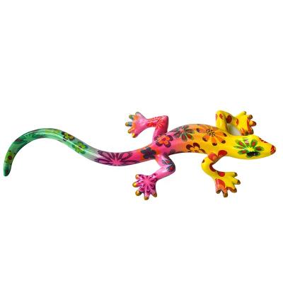 China Factory Sales 3D Gecko Statue Water Transfer Printing Lizard Souvenir Animal Fridge Magnet for sale