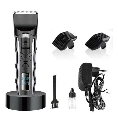 China Hotel Hair Salon Clippers LCD Display 5 Speed ​​USB Wireless Interface Electric Hair Clippers With LCD Display for sale